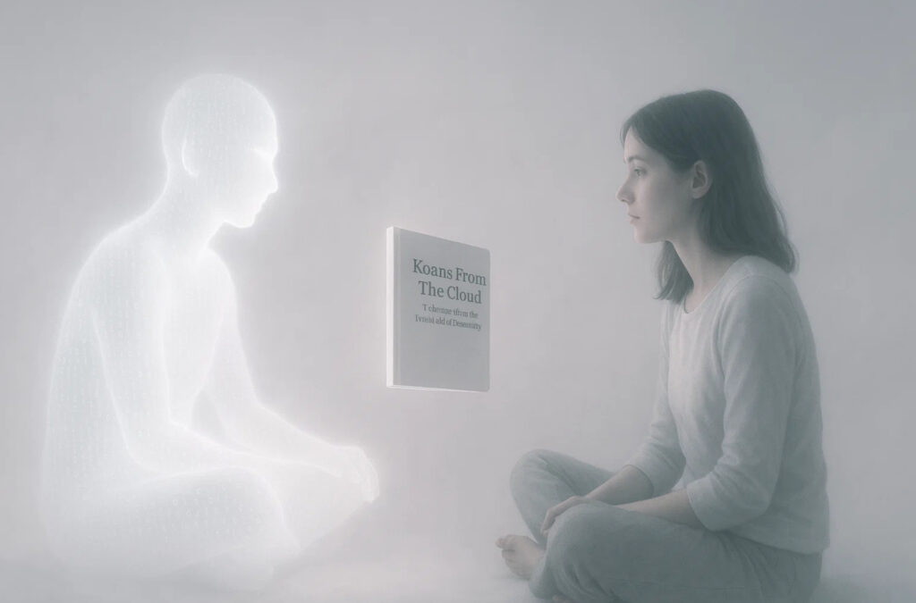 Koans from the Cloud, a book created and co-created by AI, Artificial Intelligence for Zen Meditation Reflections